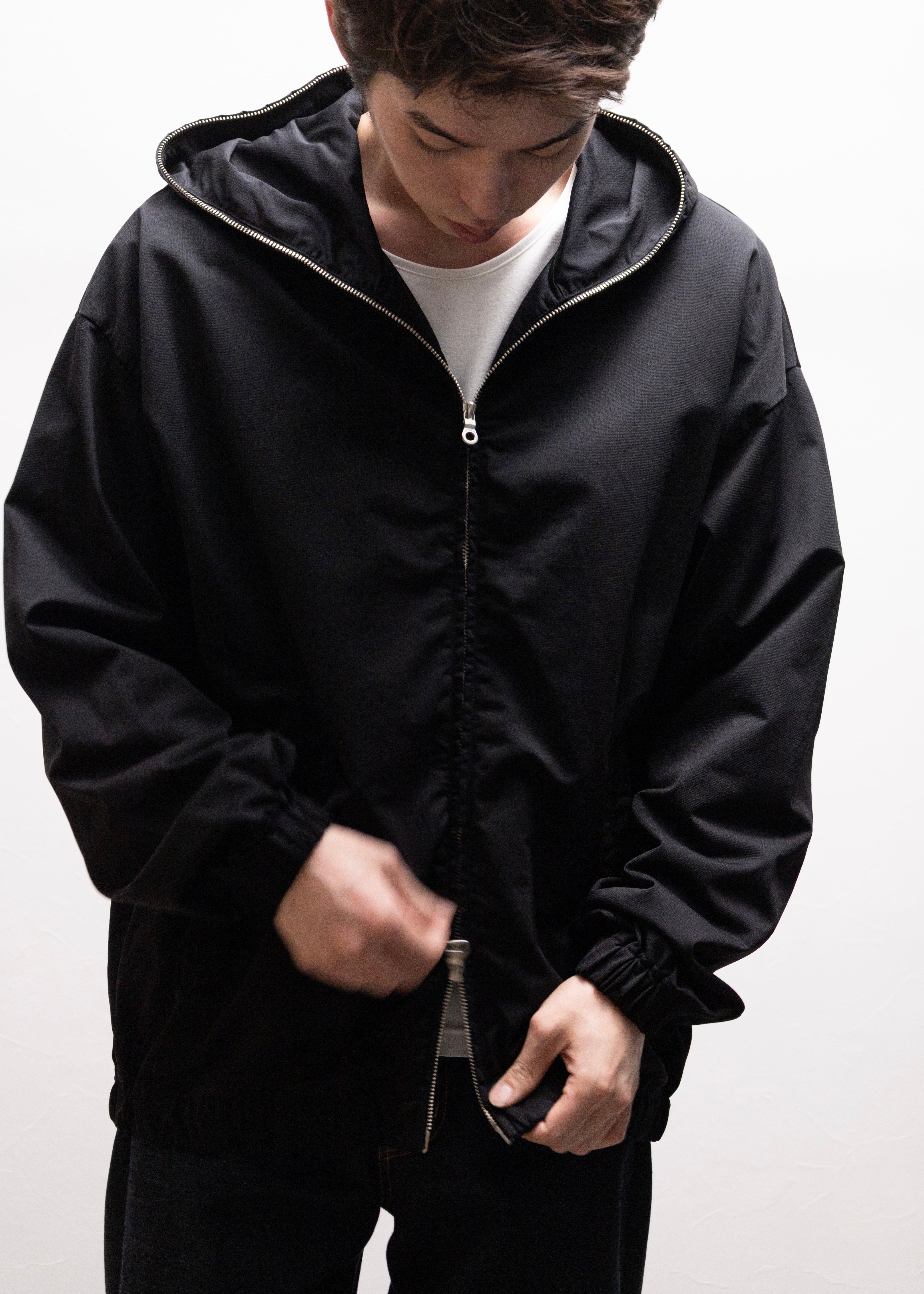 KANEMASA PHIL.（カネマサフィル） 36G Nylon Hoodie – process
