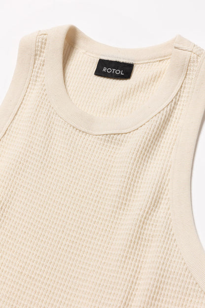 [ROTOL] MILD WAFFLE TANKTOP