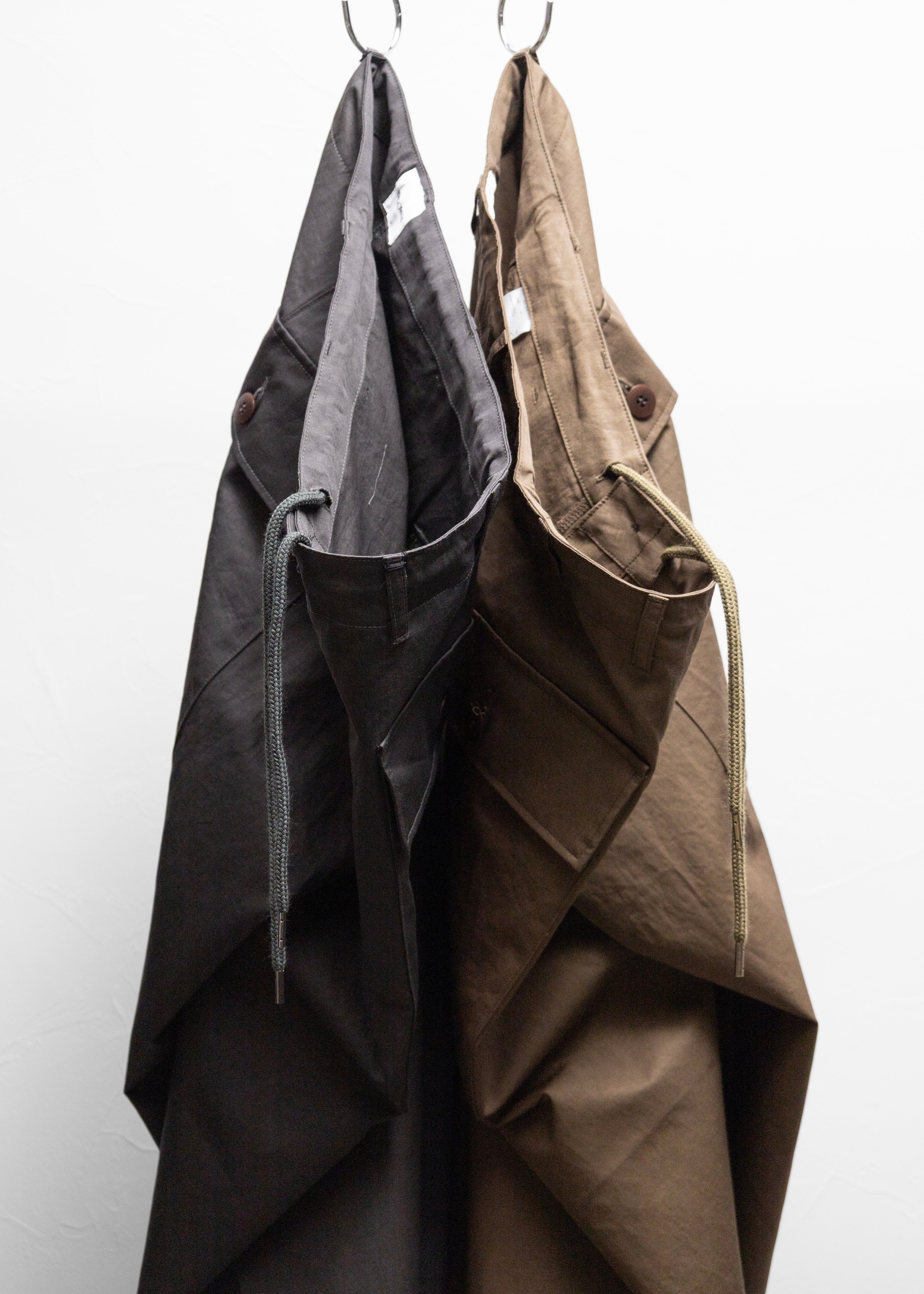 BISOWN（ビソウン）COTTON LINEN M43 TROUSERS – process