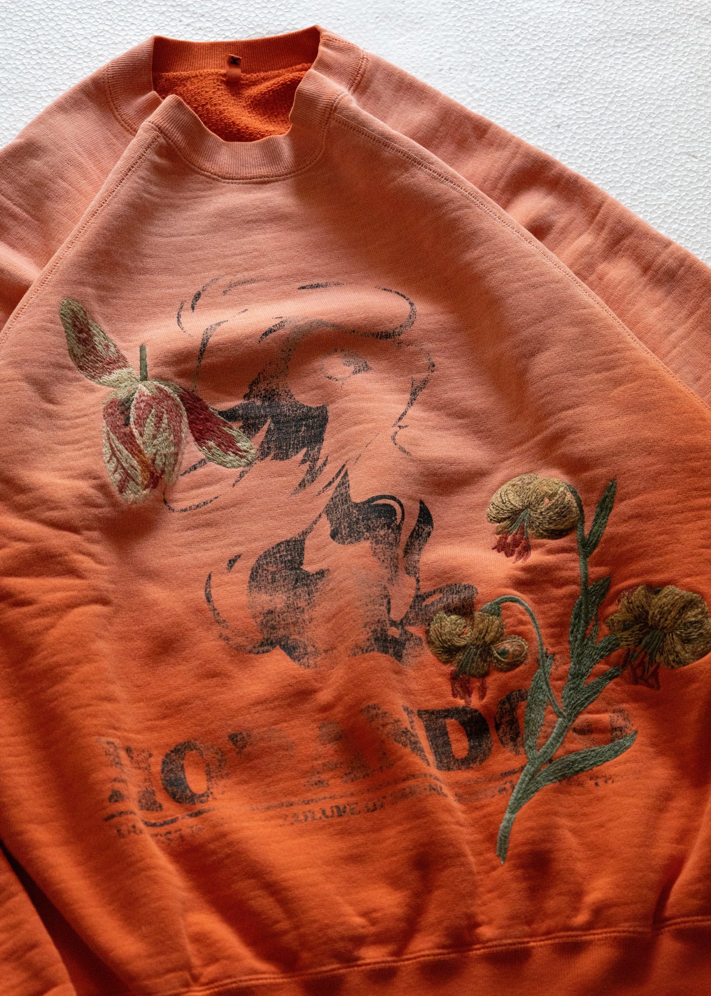 [KHOKI] Vintage finished sweatshirt