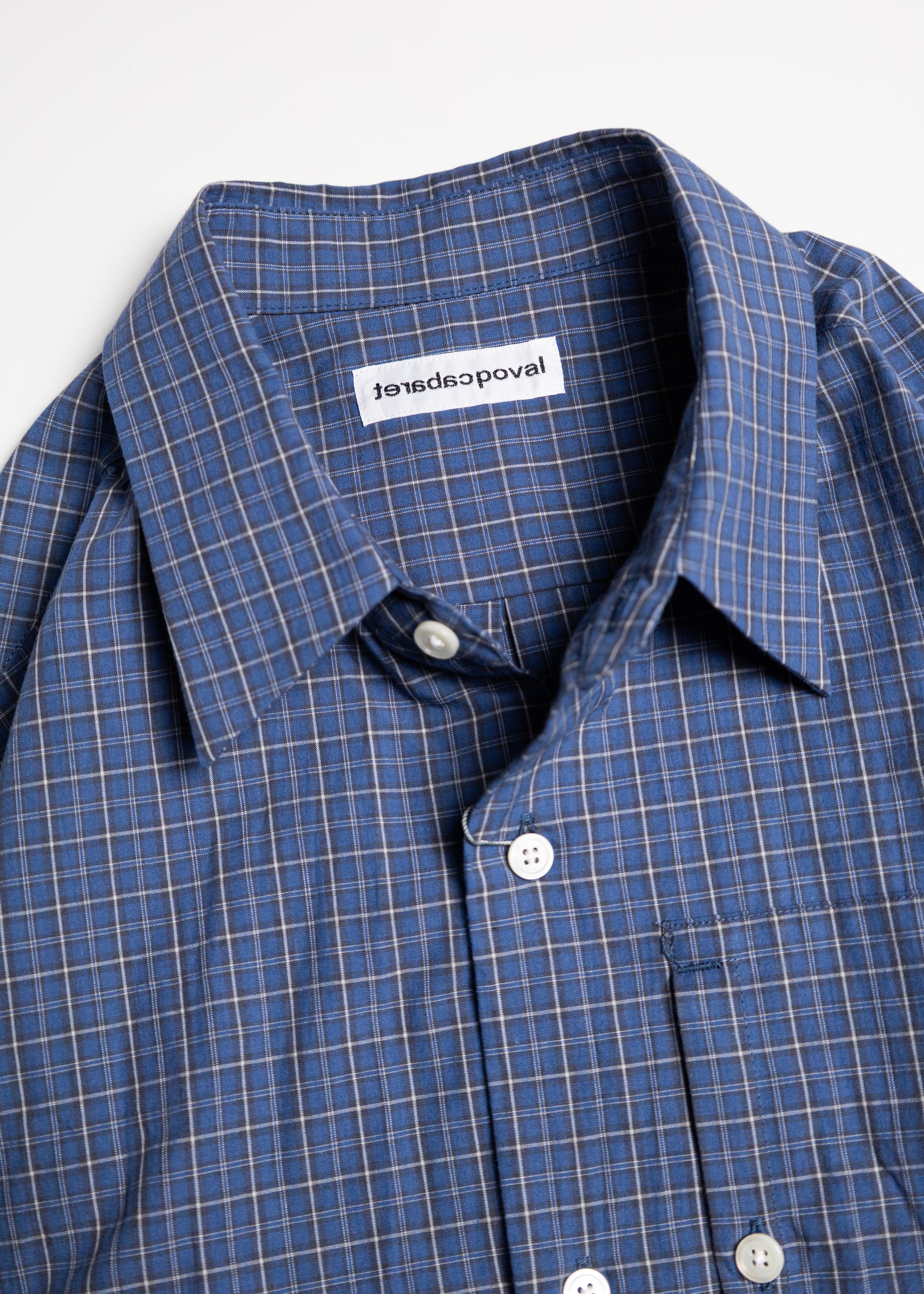 CABARET POVAL（キャバレーポバール）IP Plaid L/S Shirt – process