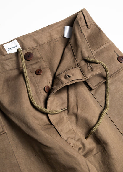 [BISOWN] COTTON LINEN M43 TROUSERS