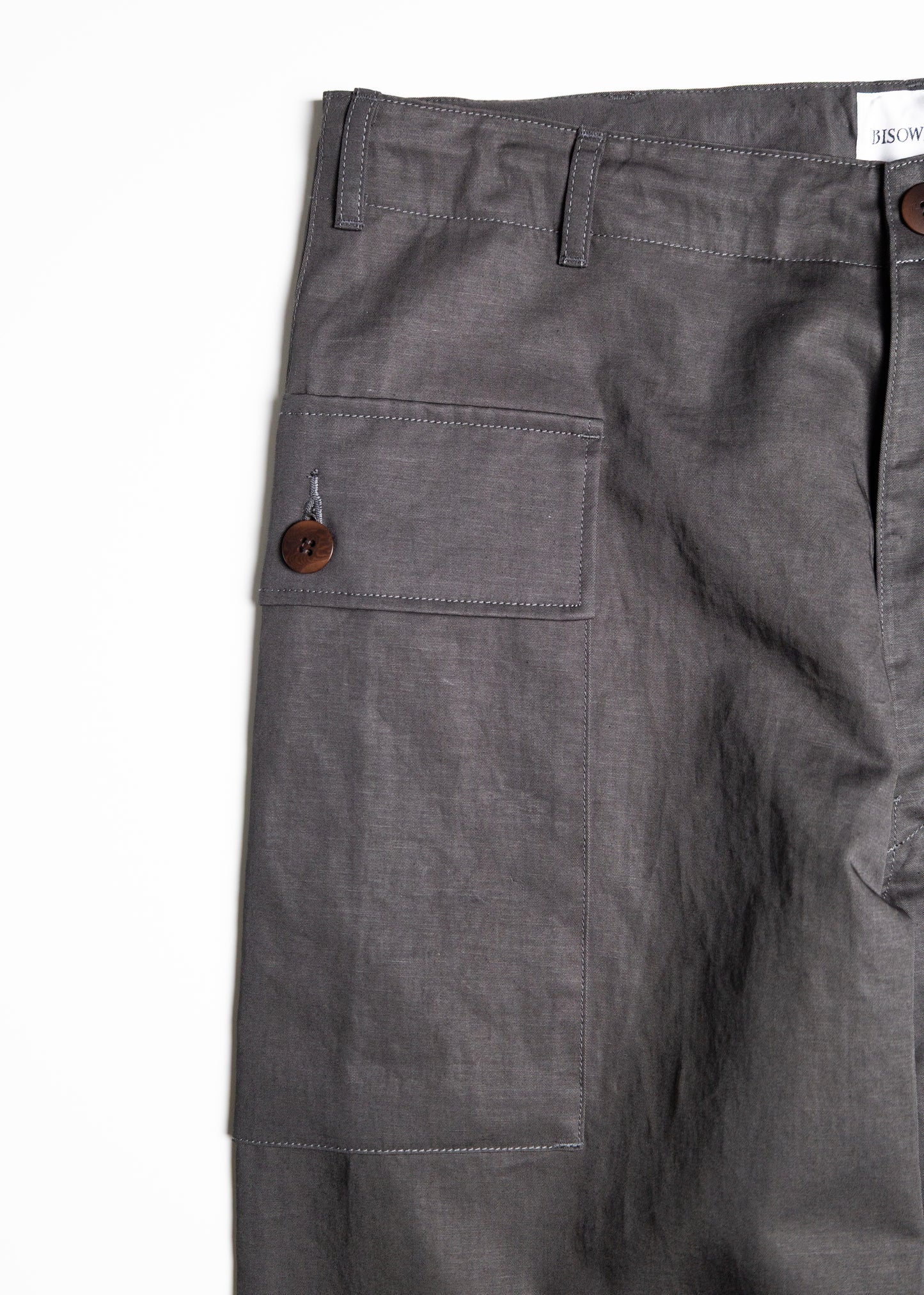 [BISOWN] COTTON LINEN M43 TROUSERS