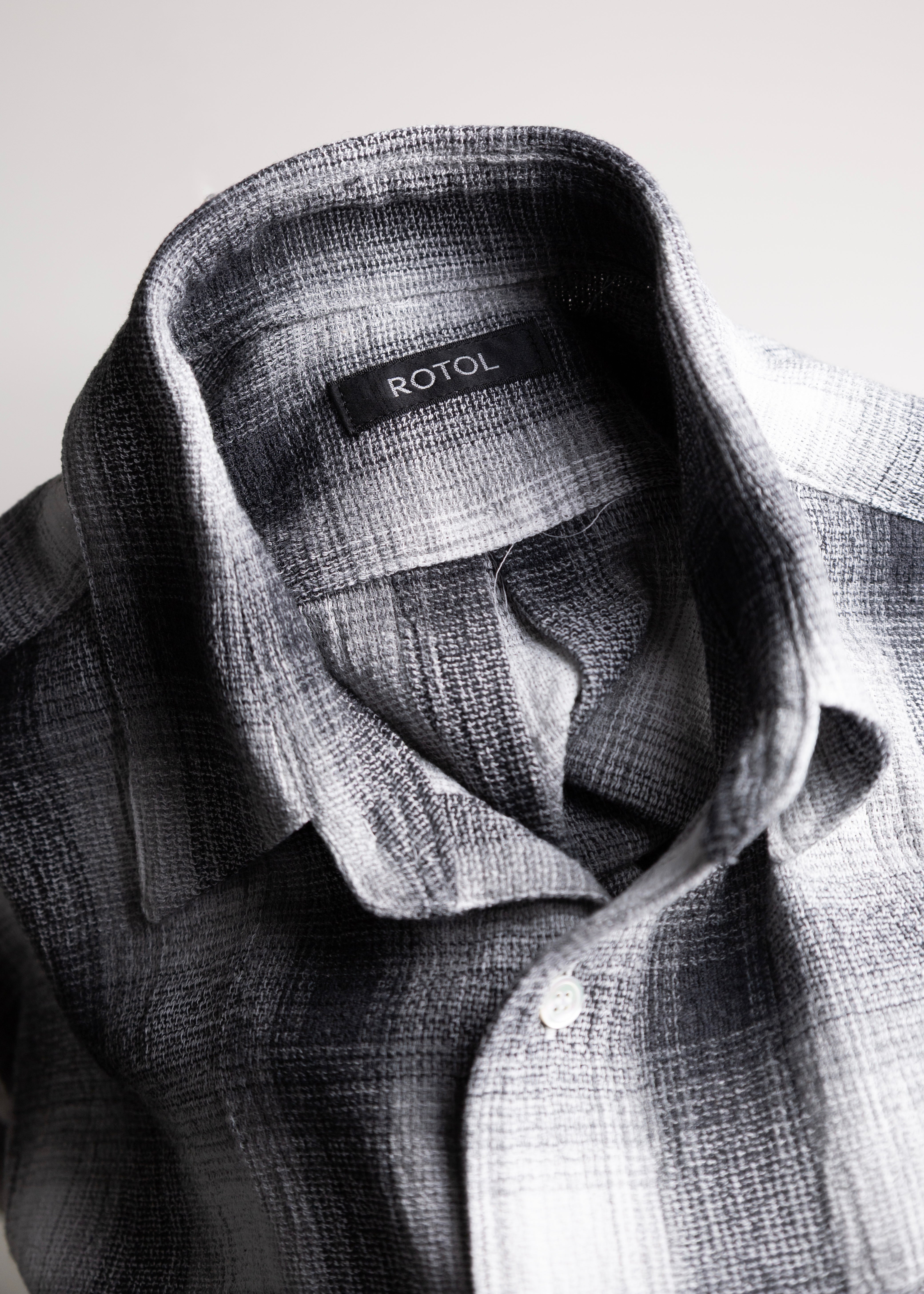 ROTOL（ロトル）Dry Ombre Wide Shirt – process