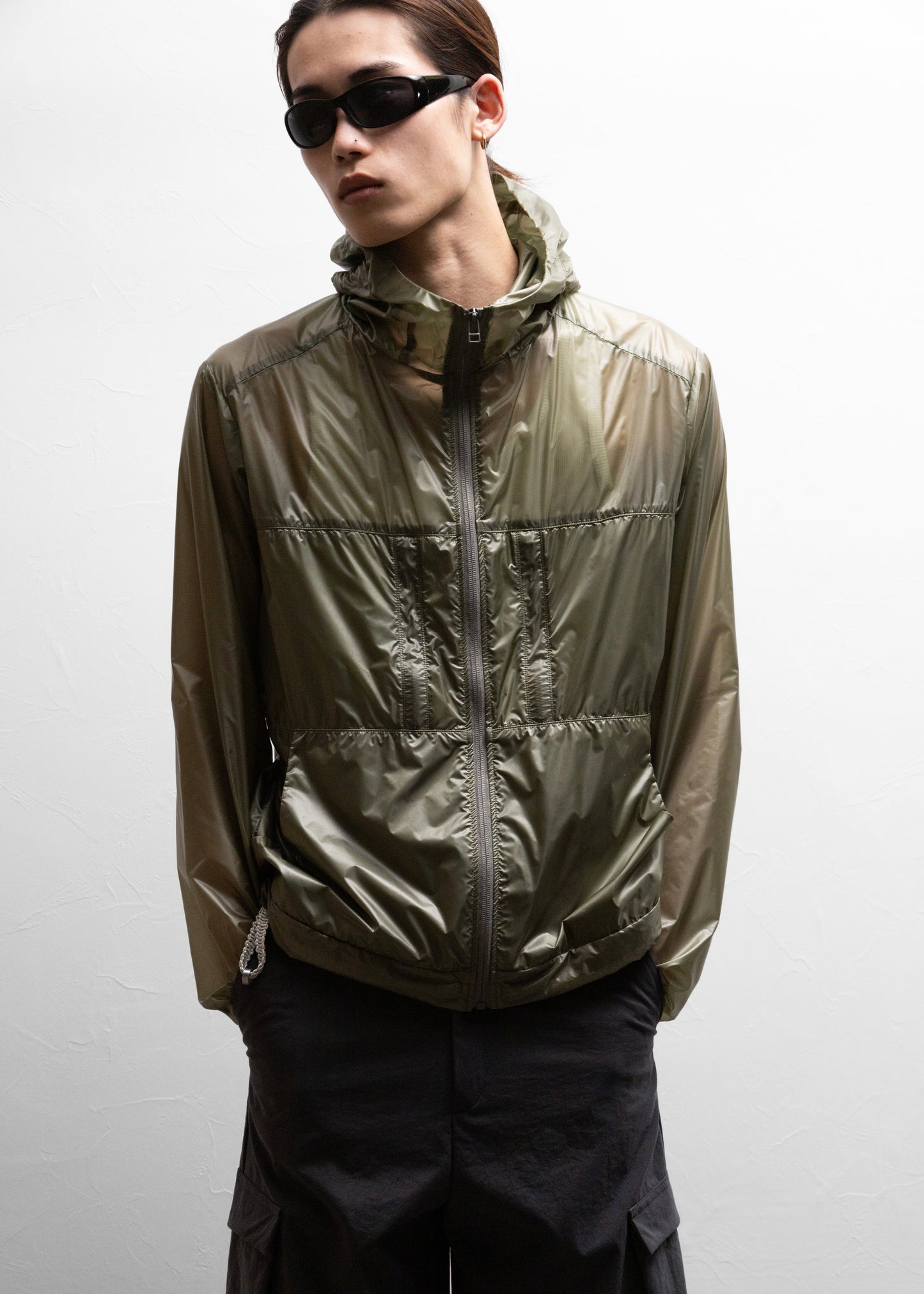 ryaw Dys SHELL シェル グリーン 正面 着用モデル SIZE3