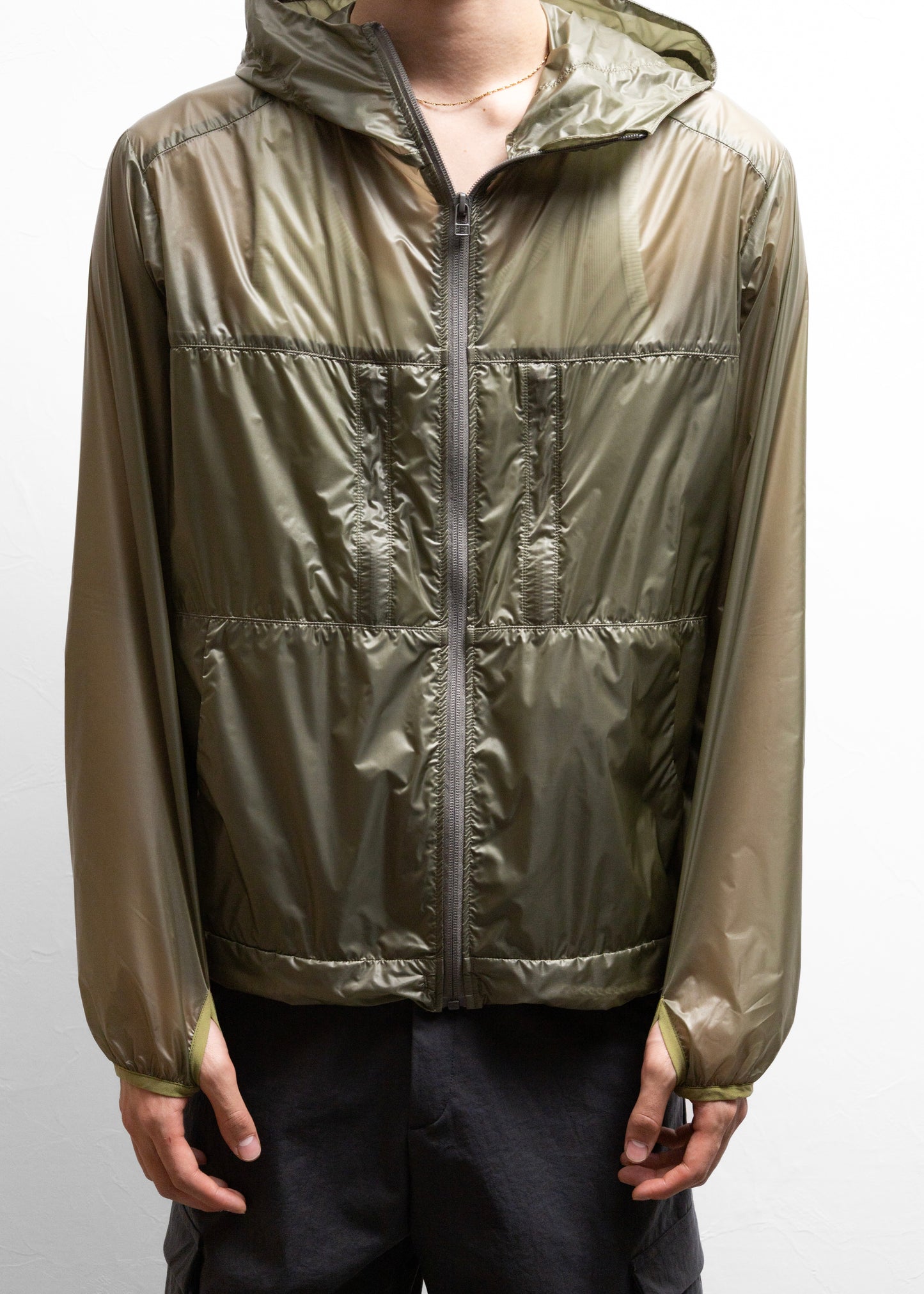 ryaw Dys SHELL シェル グリーン 正面 着用モデル SIZE3