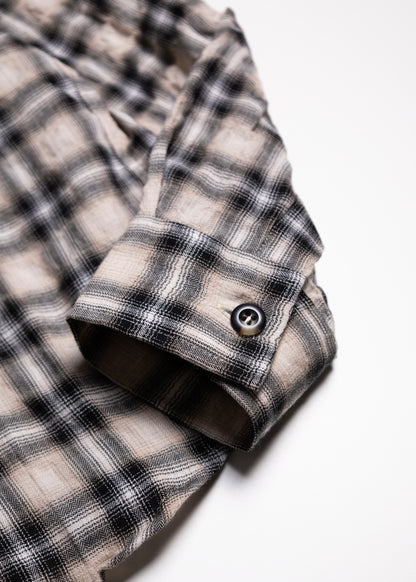 [Laid.B] Wet Rag Check Shirts
