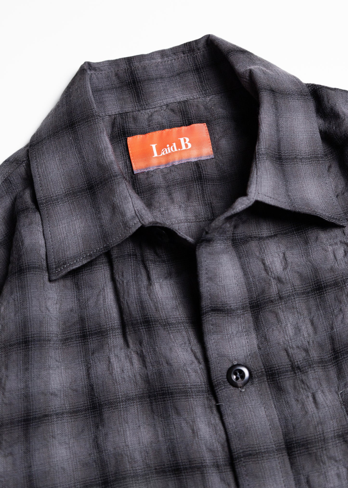 [Laid.B] Wet Rag Check Shirts