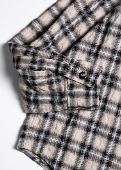 [Laid.B] Wet Rag Check Shirts
