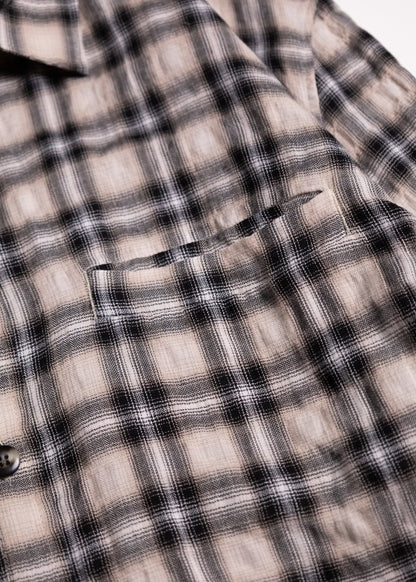 [Laid.B] Wet Rag Check Shirts