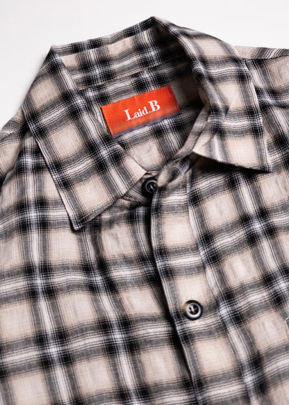 [Laid.B] Wet Rag Check Shirts