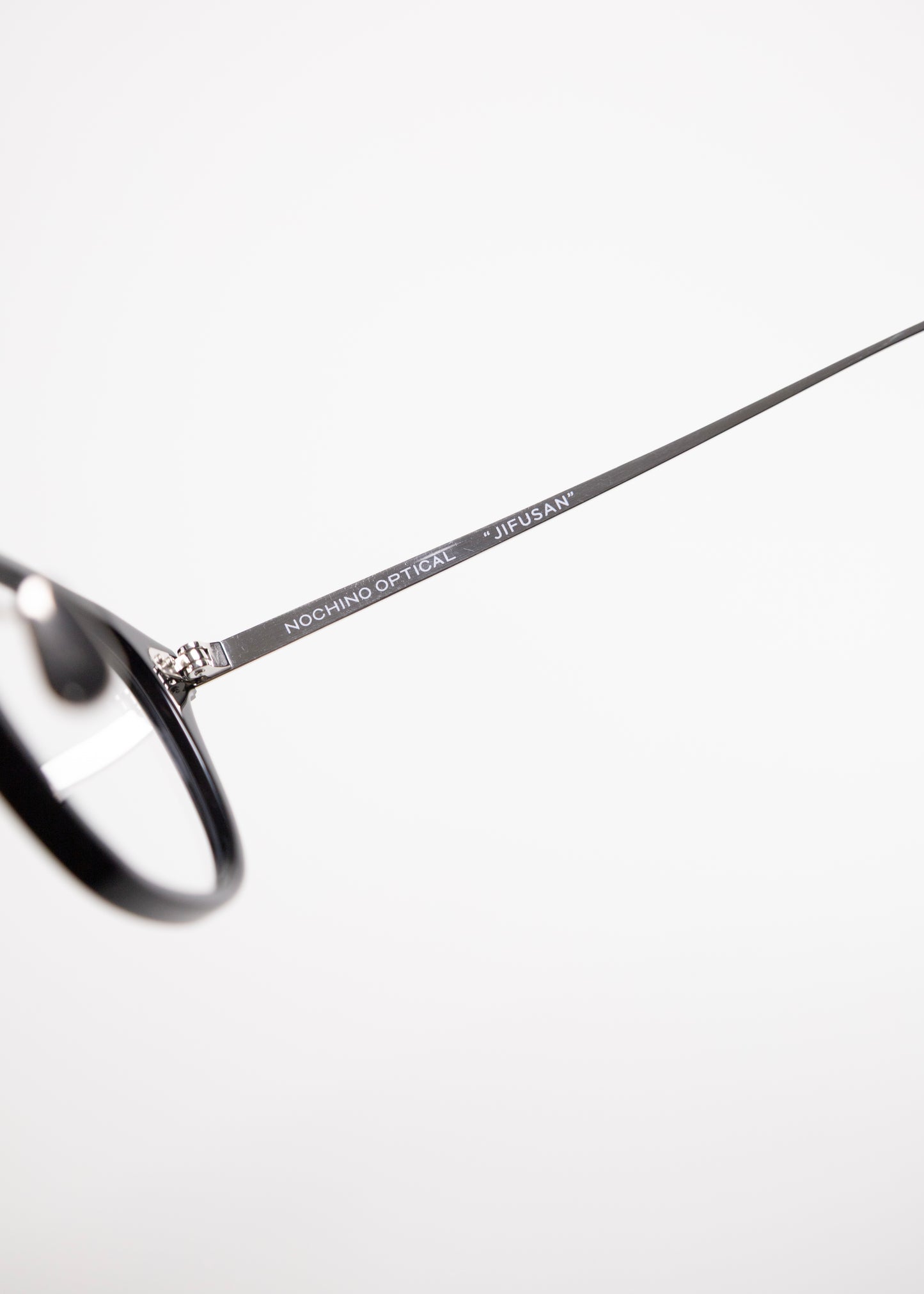 [NOCHINO OPTICAL] JIFUSAN #1. GLOSS BLACK × CLEAR to GREY