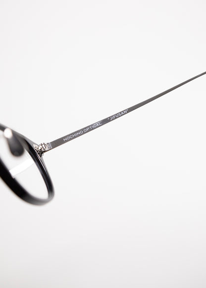 [NOCHINO OPTICAL] JIFUSAN #1. GLOSS BLACK × CLEAR to GREY