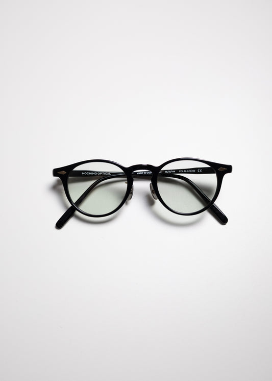 [NOCHINO OPTICAL] TSUKIYOMI #2. GLOSS BLACK × GREY GREEN to D.GREY
