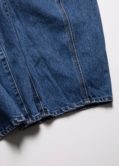 [KHOKI] 3D cutting denim pants