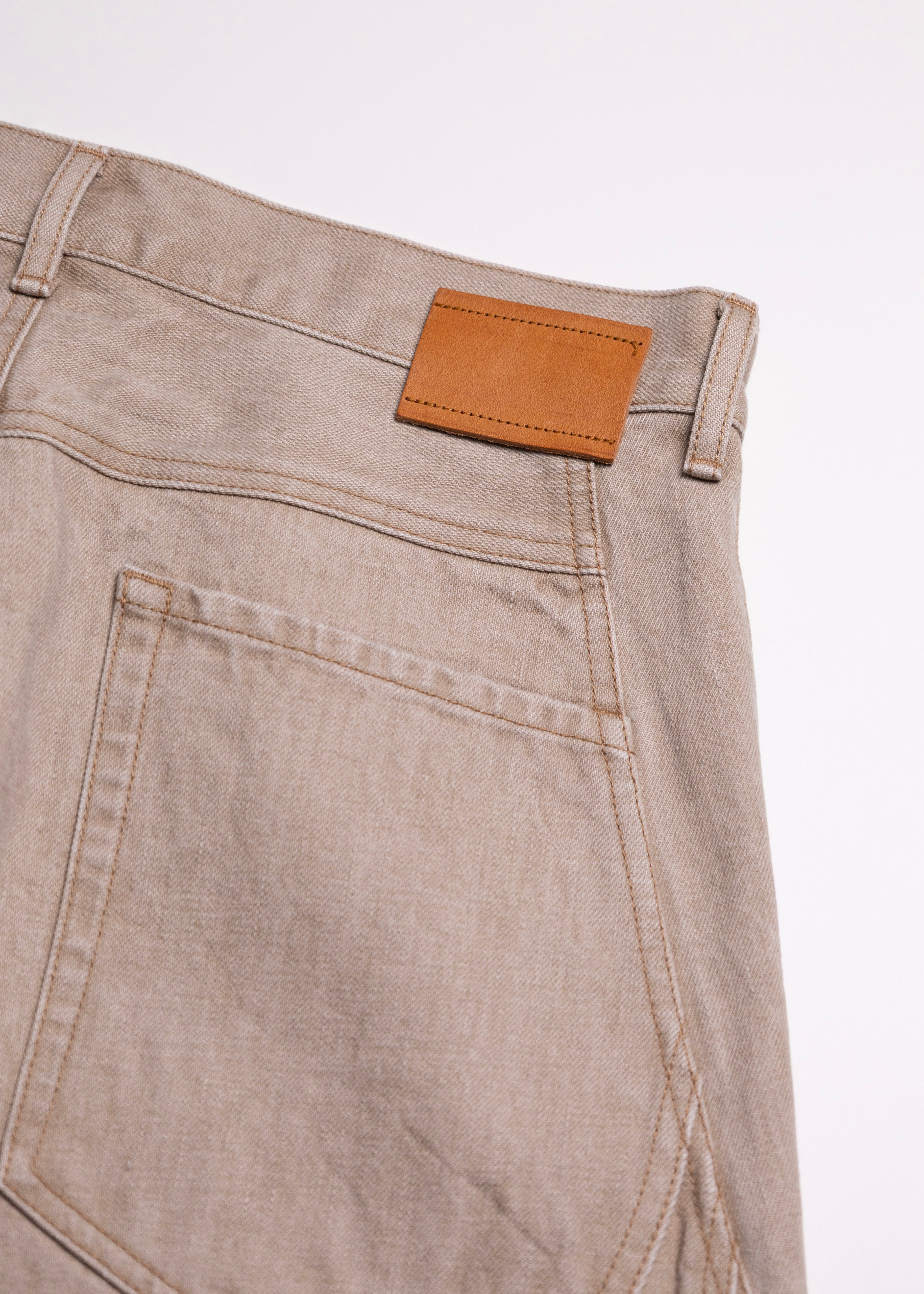 KHOKI (コッキ)3D cutting denim pants – process KHOKI (コッキ)3D cutting denim pants – process