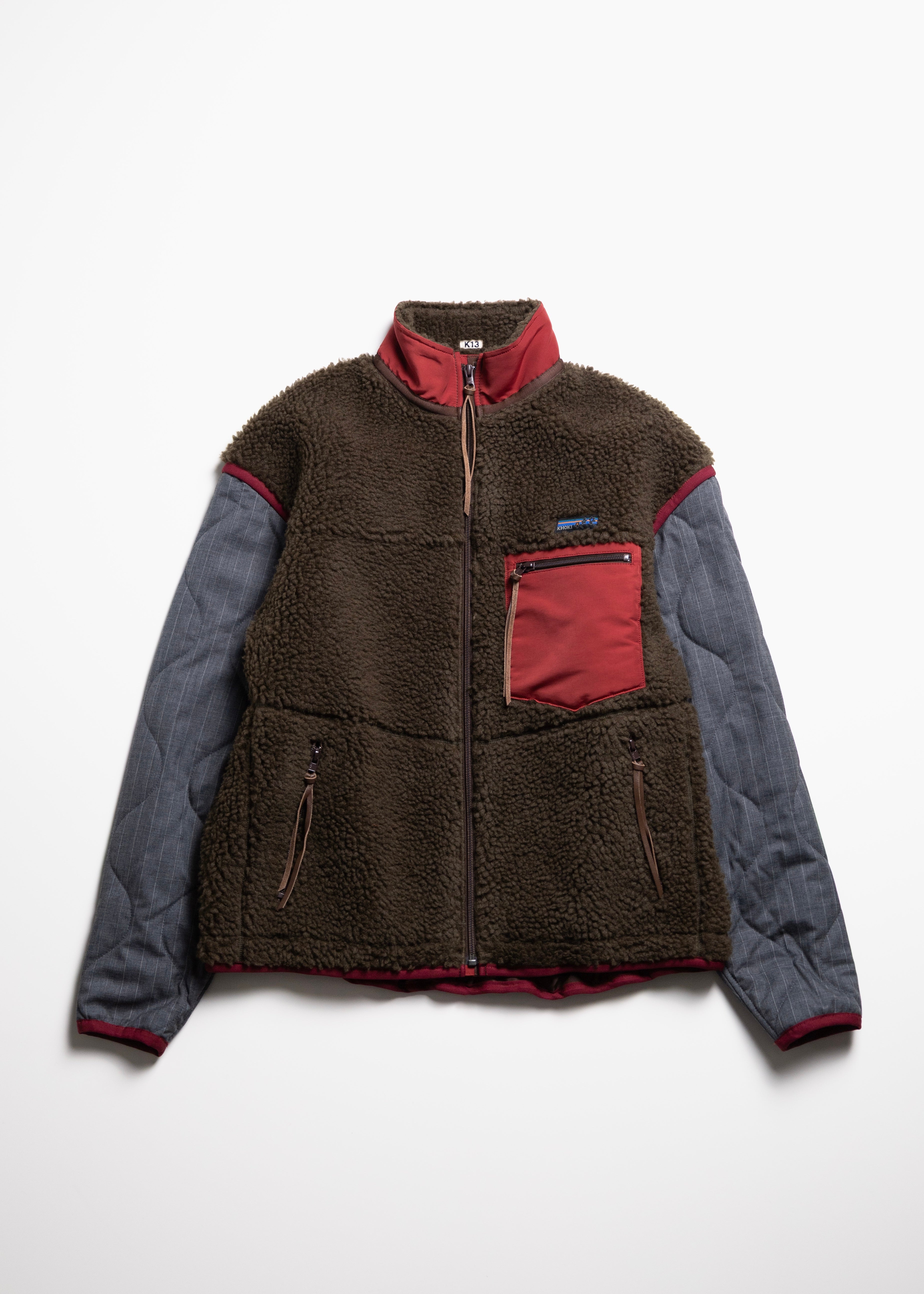 KHOKI （コッキ）Feece-texture jacket – process