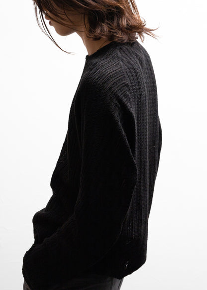 [OPPOSE DUALITY] Long Sleeve T-shirts Wave