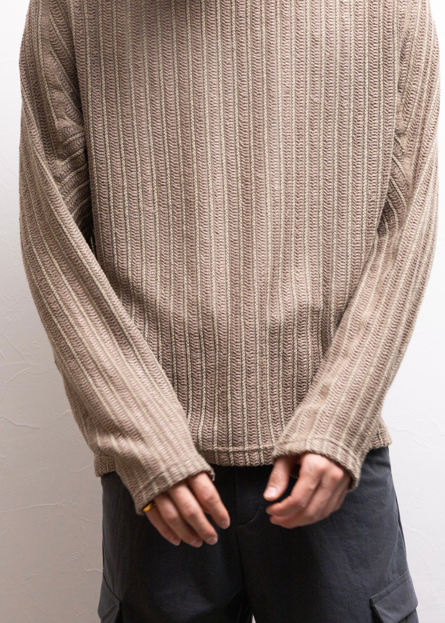 [OPPOSE DUALITY] Long Sleeve T-shirts Wave