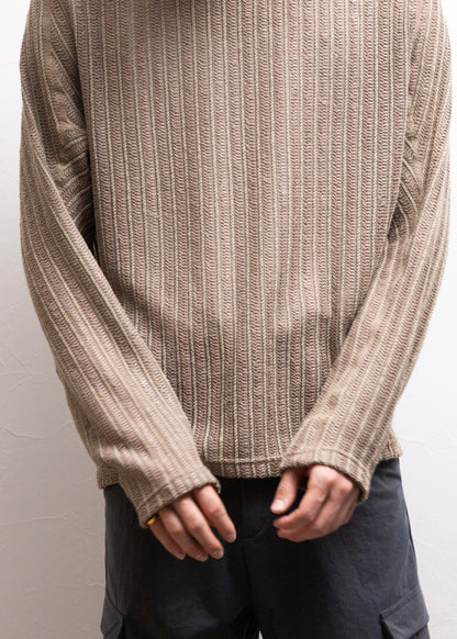 [OPPOSE DUALITY] Long Sleeve T-shirts Wave