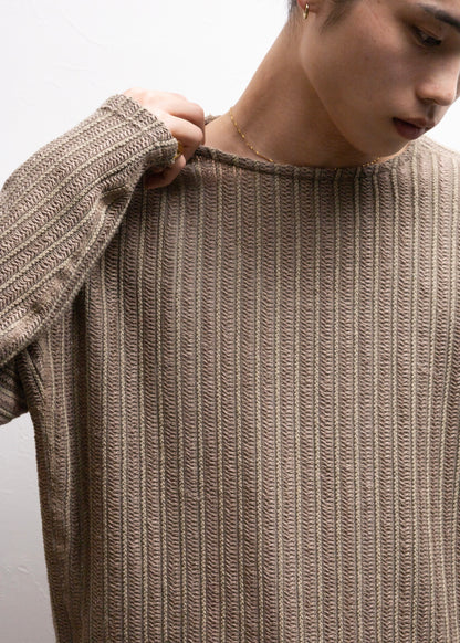 [OPPOSE DUALITY] Long Sleeve T-shirts Wave