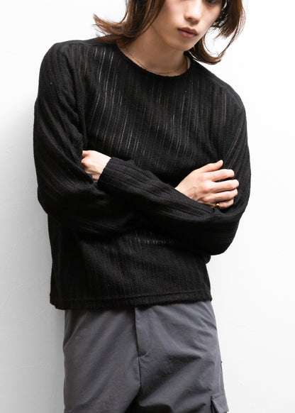[OPPOSE DUALITY] Long Sleeve T-shirts Wave