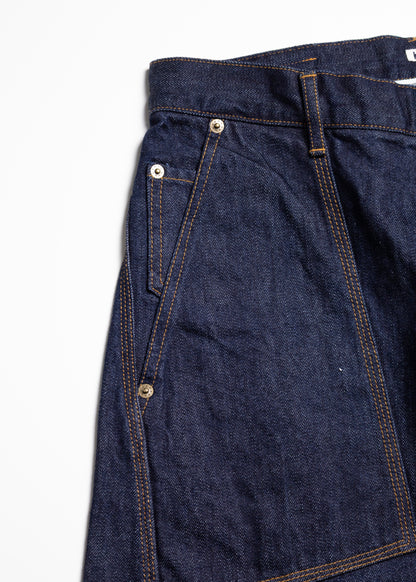 [KHOKI] 3D cutting denim pants