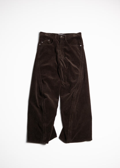 [NVRFRGT] 3D TWISTED WIDE LEG 5P PANTS