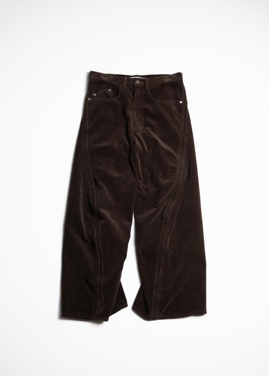 [NVRFRGT] 3D TWISTED WIDE LEG 5P PANTS