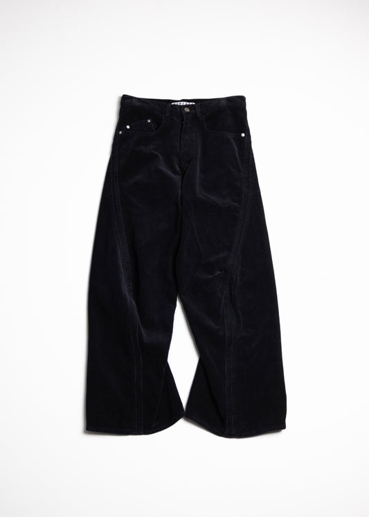 [NVRFRGT] 3D TWISTED WIDE LEG 5P PANTS