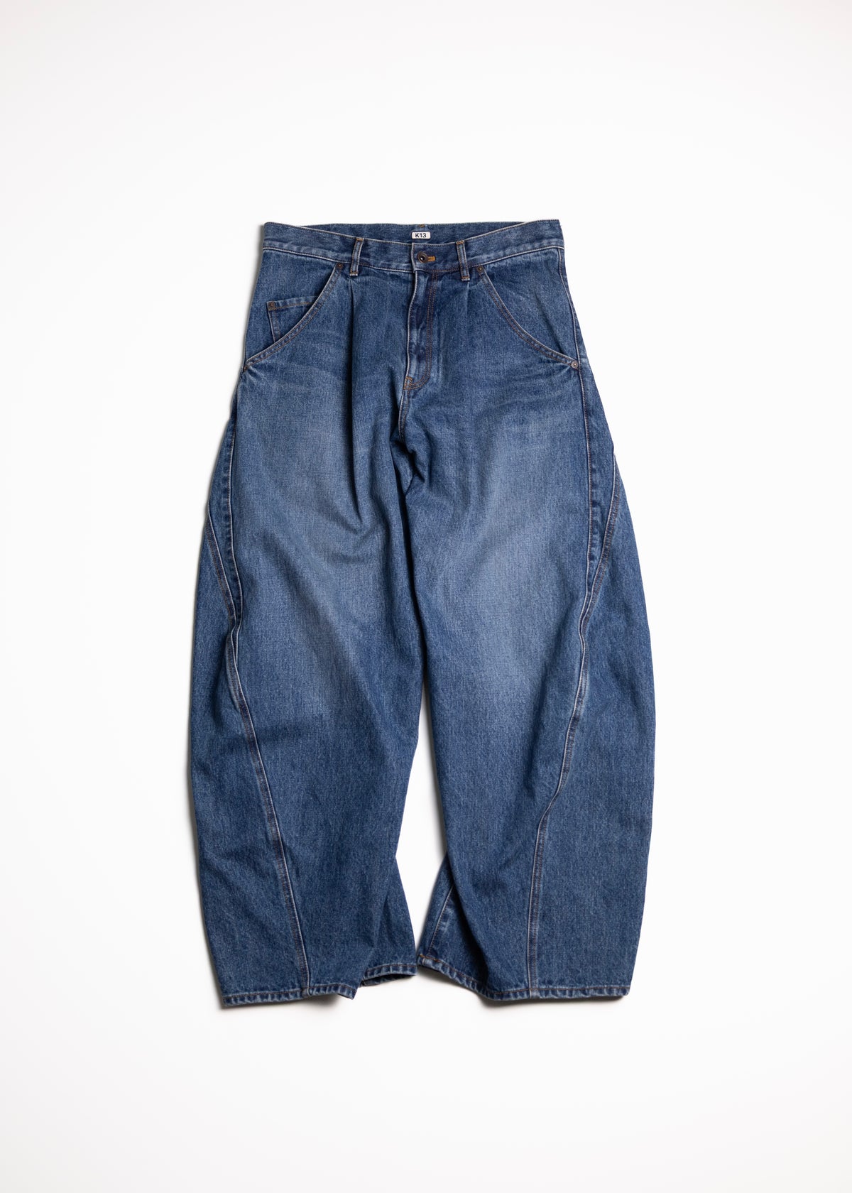 KHOKI （コッキ）3D cutting denim pants – process
