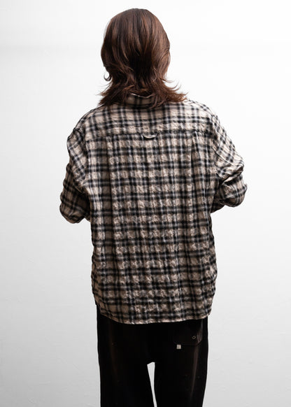 [Laid.B] Wet Rag Check Shirts