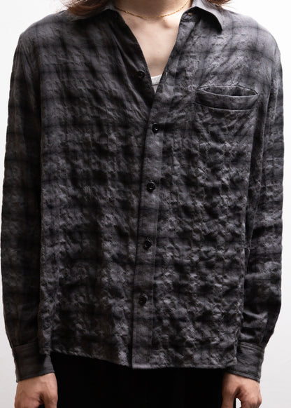 [Laid.B] Wet Rag Check Shirts