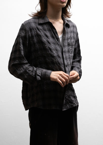 [Laid.B] Wet Rag Check Shirts