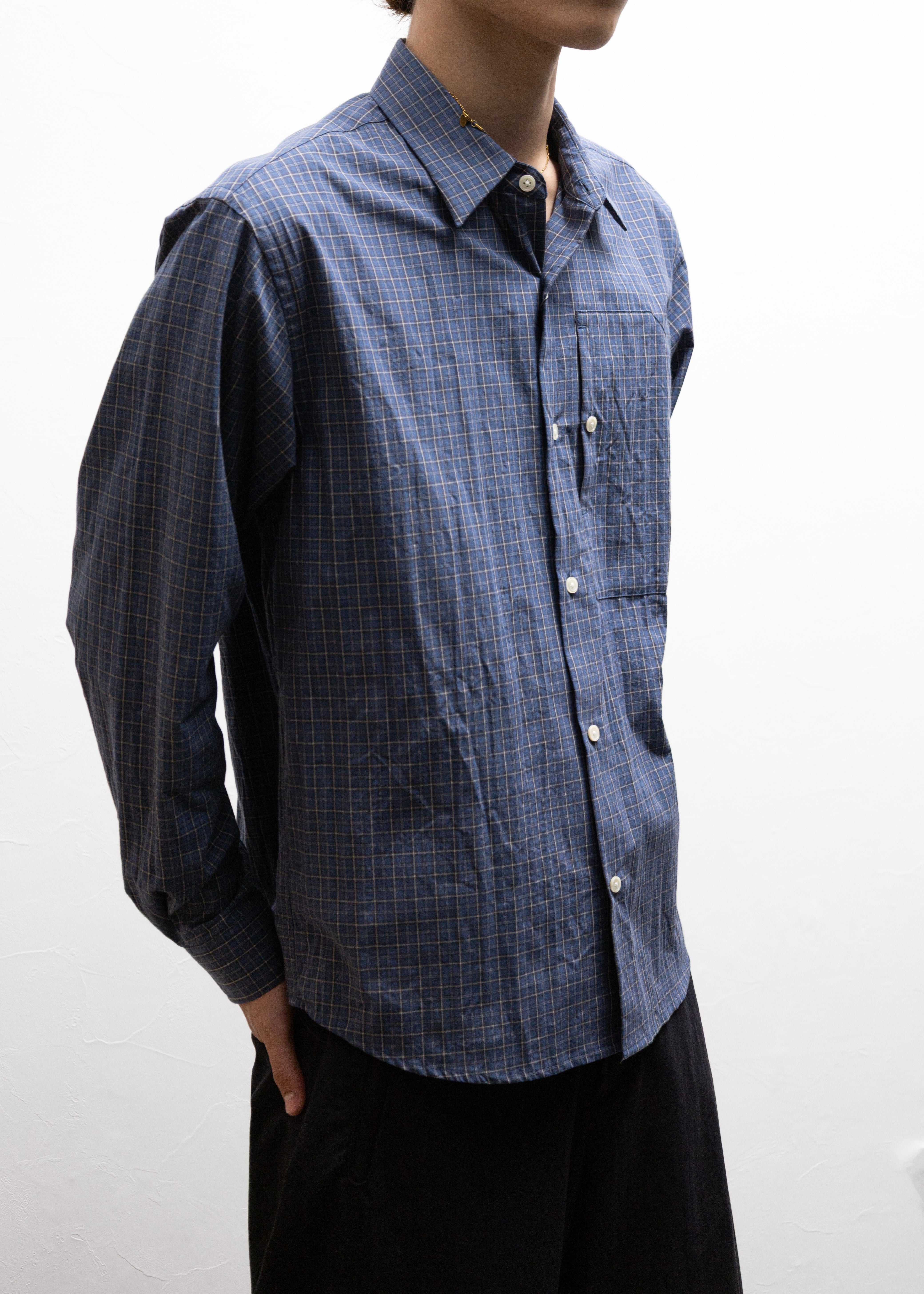 CABARET POVAL（キャバレーポバール）IP Plaid L/S Shirt – process