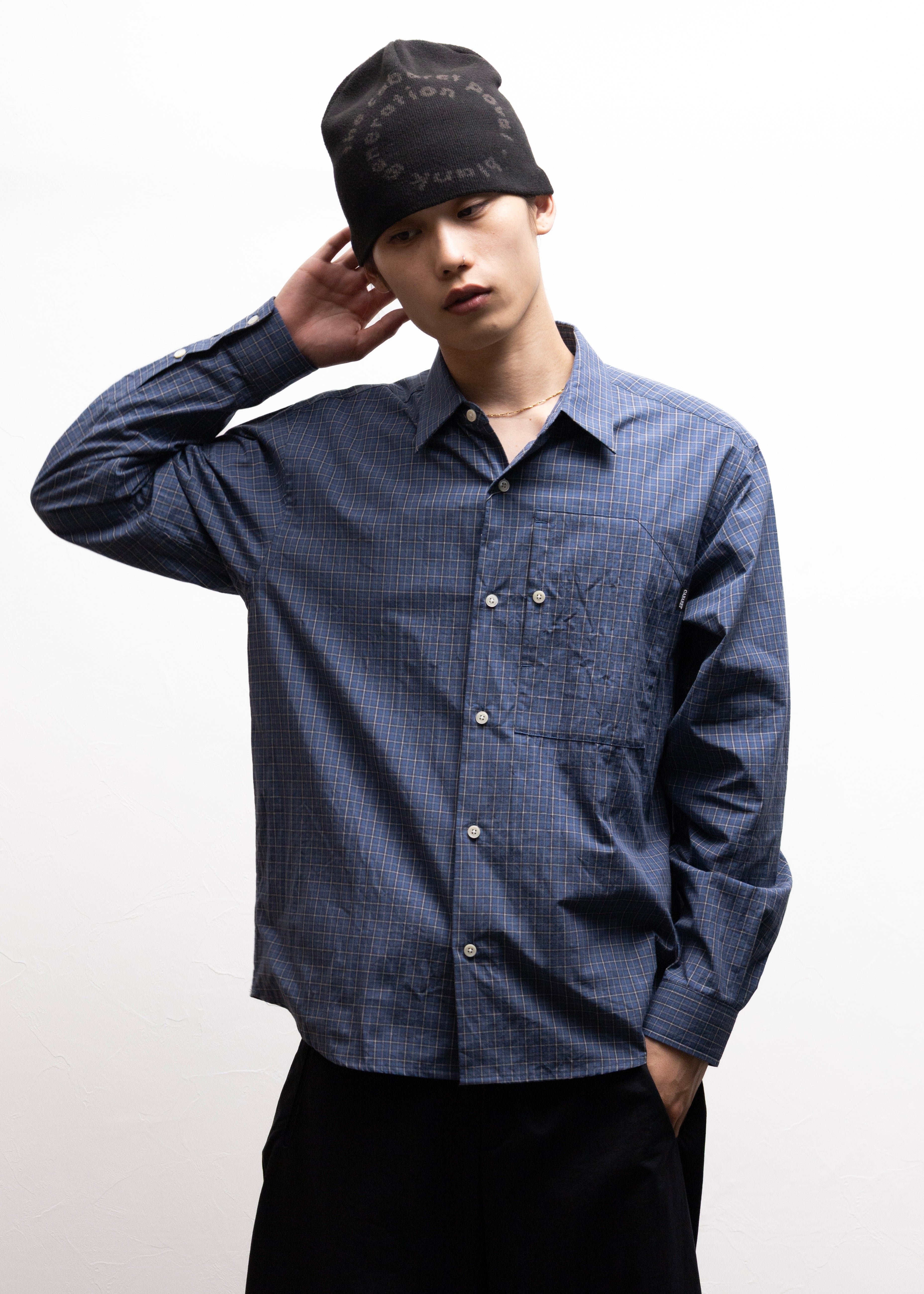 CABARET POVAL（キャバレーポバール）IP Plaid L/S Shirt – process