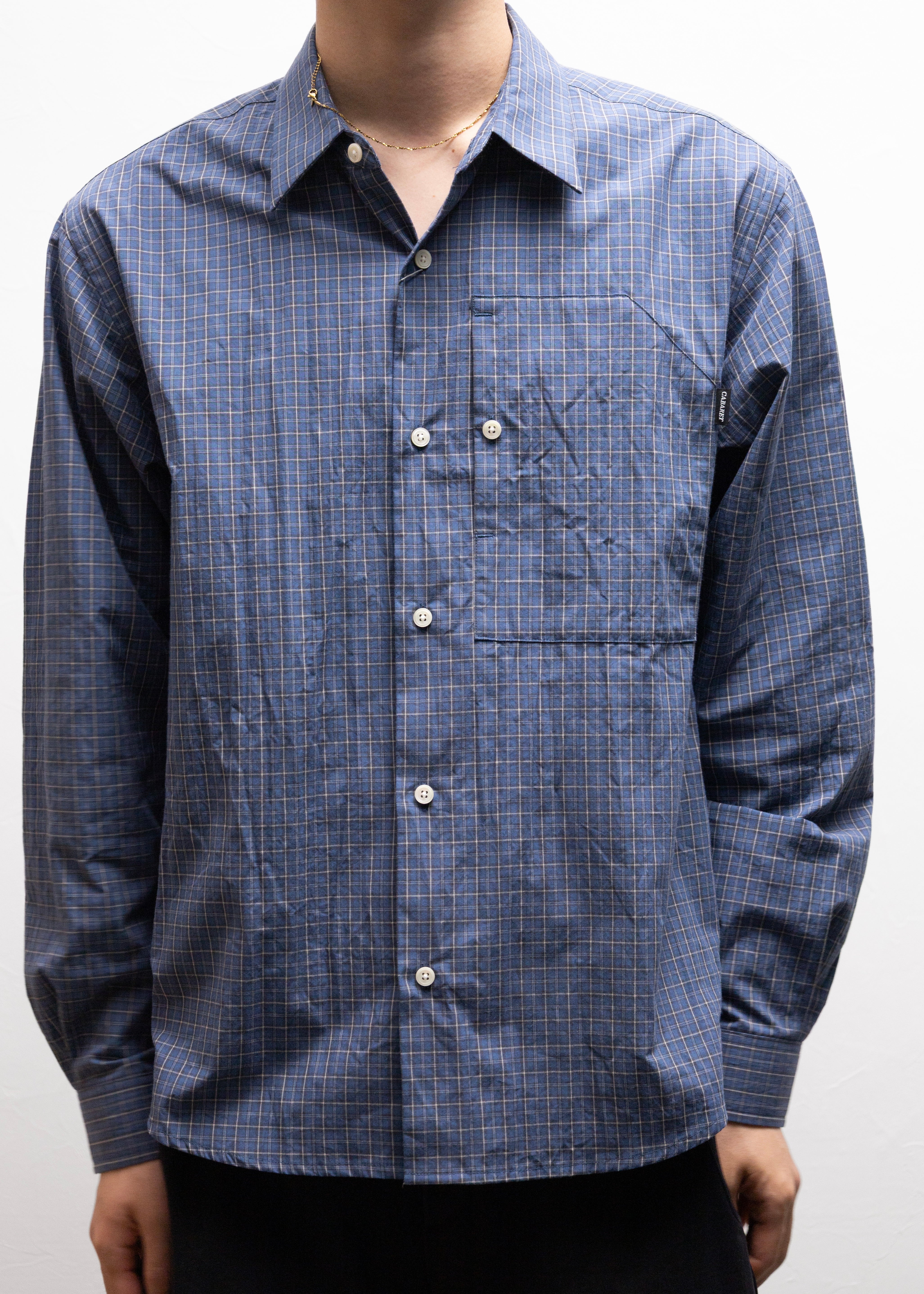 CABARET POVAL（キャバレーポバール）IP Plaid L/S Shirt – process