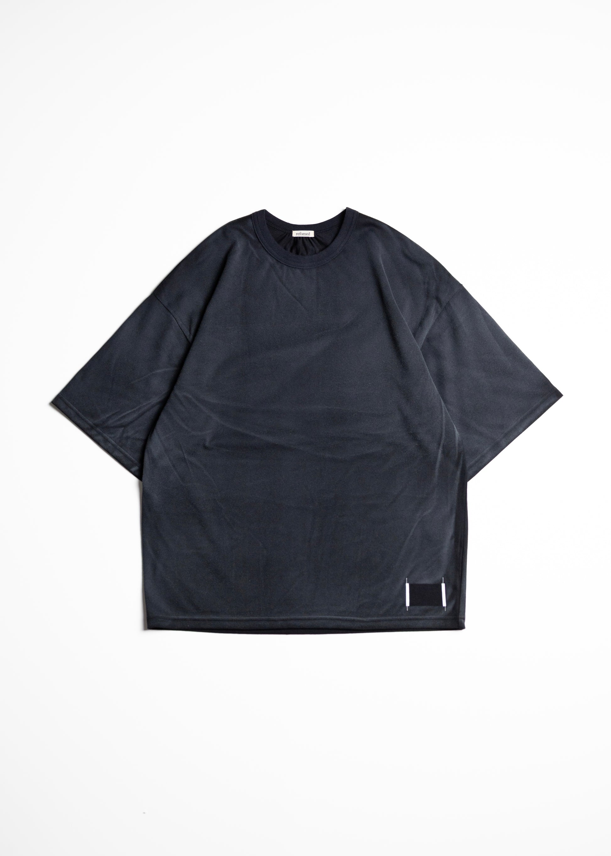 refomed 10WASH FORMED TEE ”OVER” Tシャツ ブラック 正面