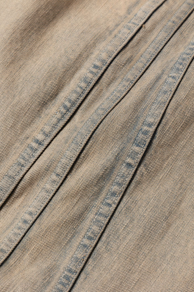 [ROTOL] TRIPLE SEAMS 6P DENIM WIDE BLEACH