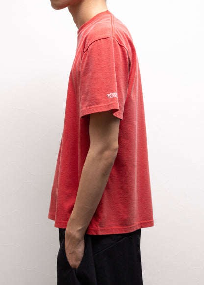 refomed MAKE TIME TEE Tシャツ レッド 赤 側面 着用モデル 180cm SIZE 4