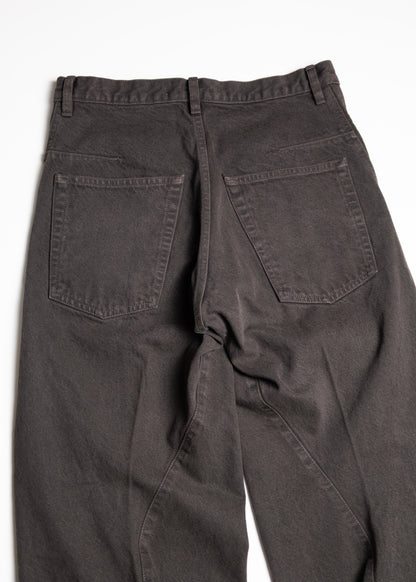 [NVRFRGT] 3D TWISTED WIDE LEG JEANS