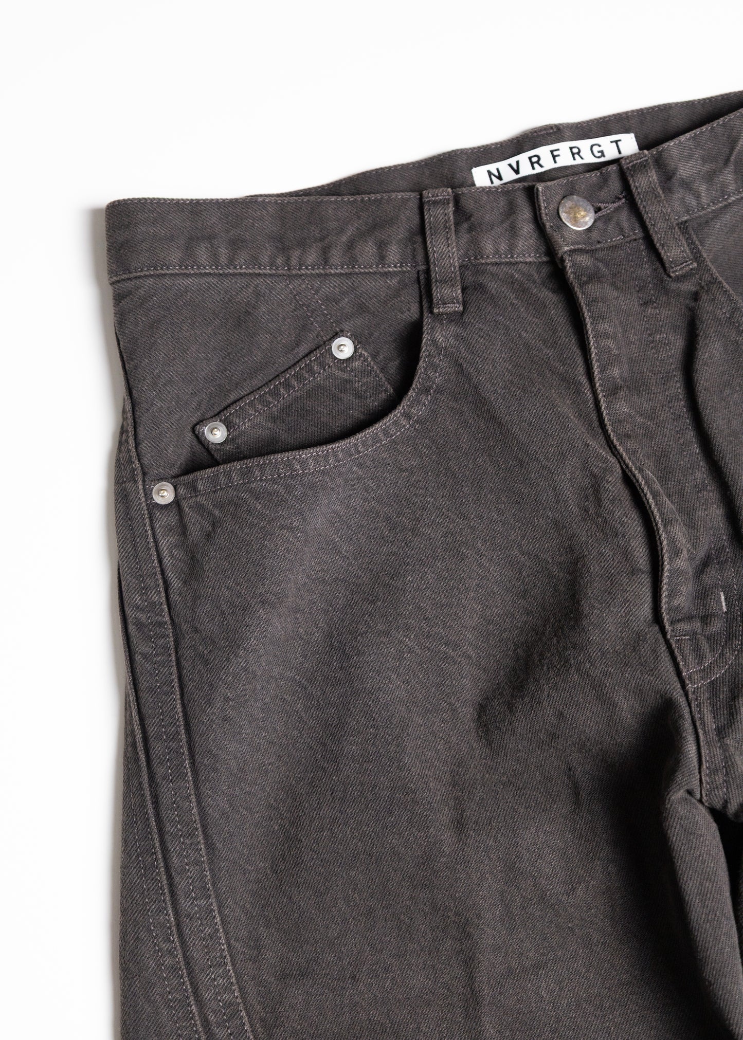 [NVRFRGT] 3D TWISTED WIDE LEG JEANS