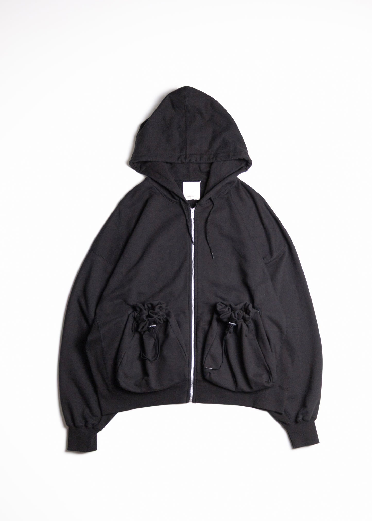 [refomed] "KINCHAKU" ZIPUP HOODIE