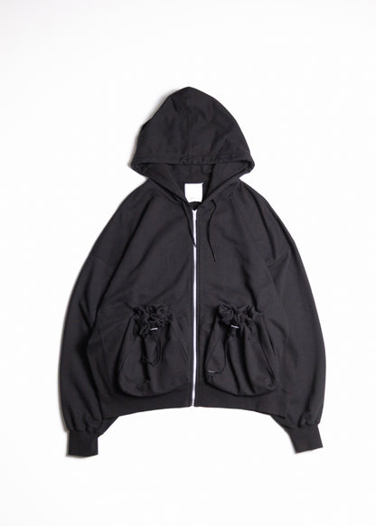 [refomed] "KINCHAKU" ZIPUP HOODIE