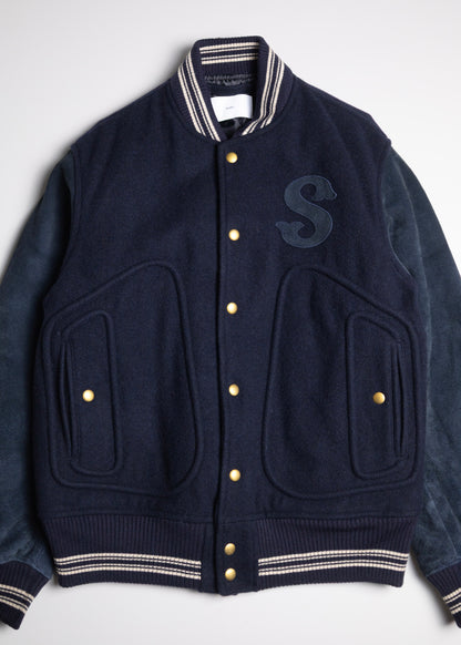 [SUGARHILL] LEATHER STUDIUM JACKET