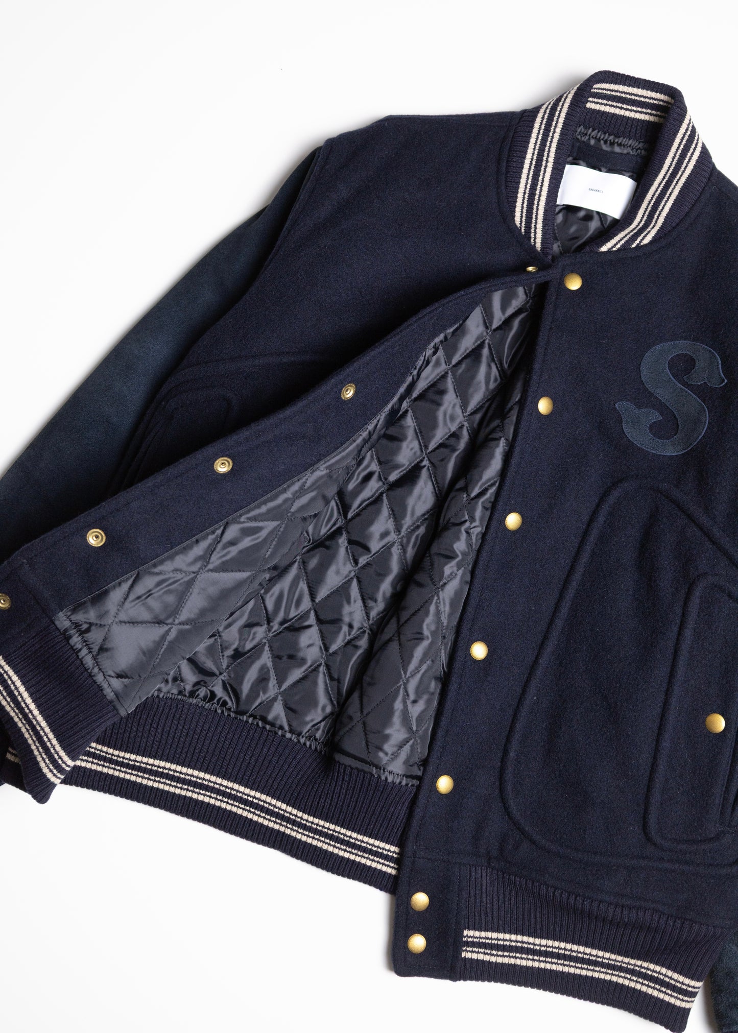 [SUGARHILL] LEATHER STUDIUM JACKET