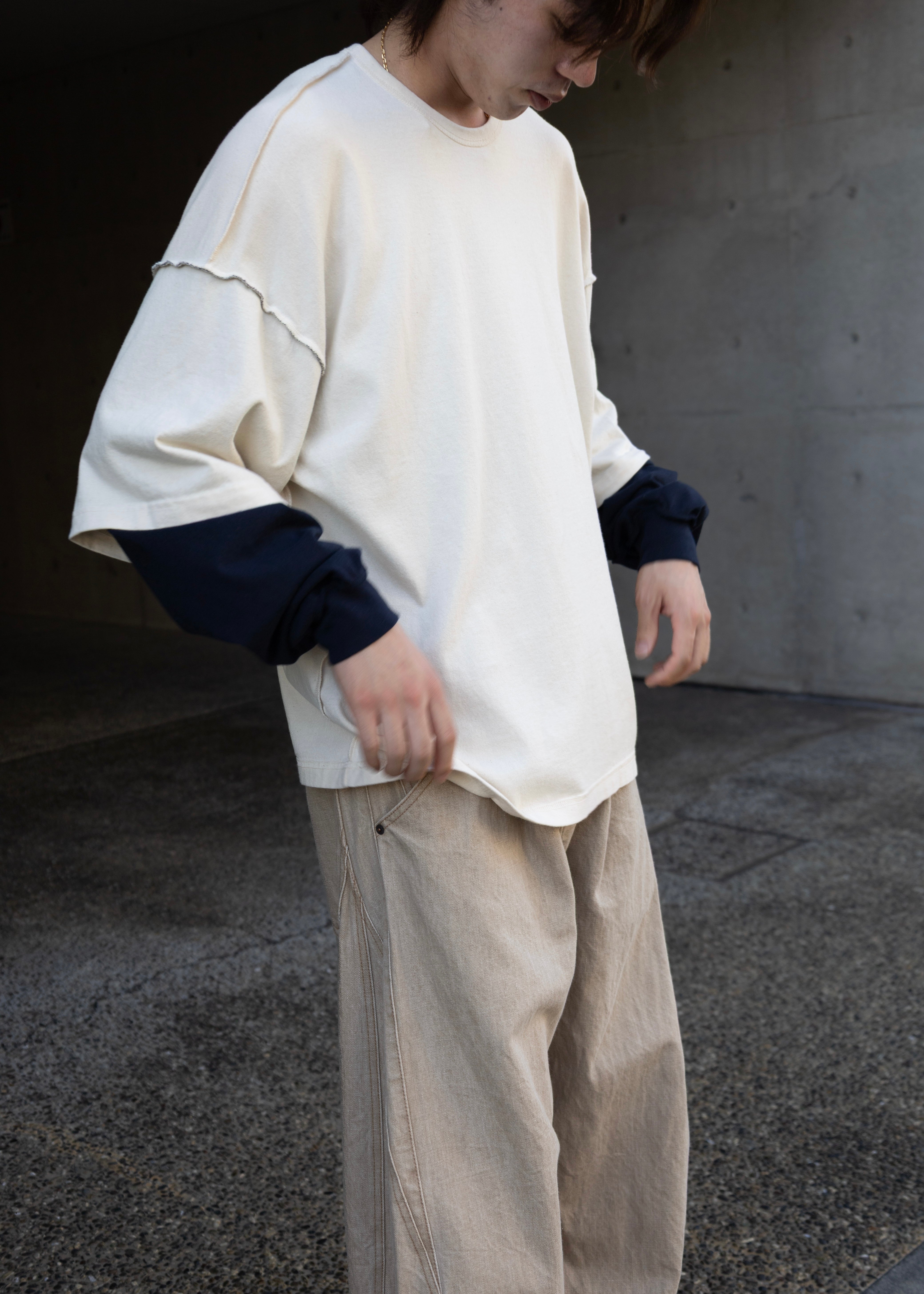 トップス refomed \"revervesible l/s tee\" refomed / リフォメッド REVERSIBLE L/S TEE（Tシャツ