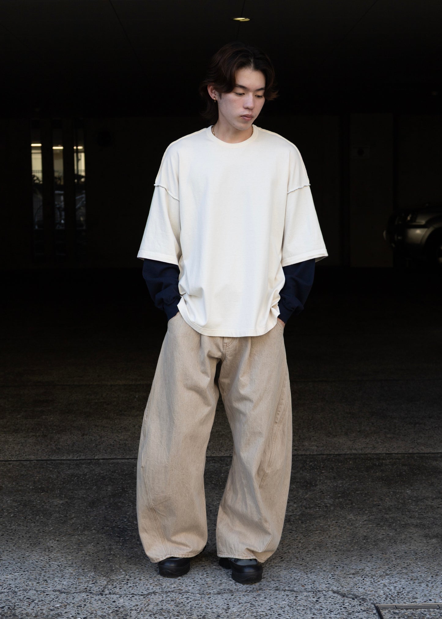 [refomed] REVERSIBLE L/S TEE