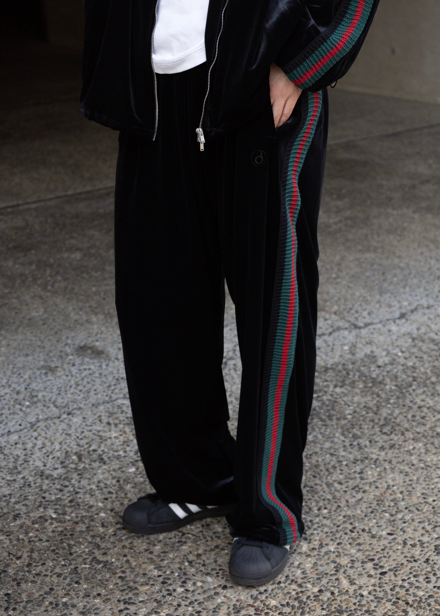 [The DUFFER N NEPHEWS] TRACK PANTS VELOURS