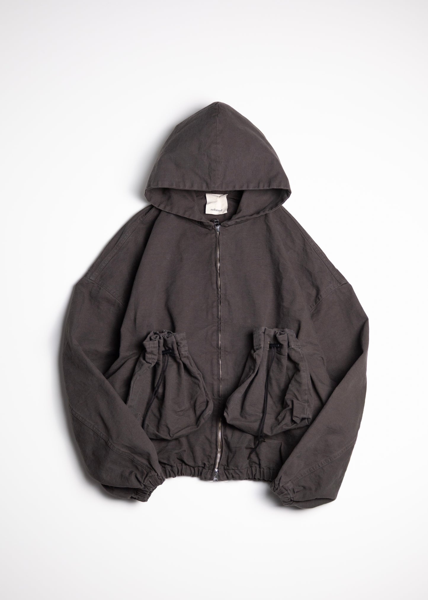 [refomed] "KINCHAKU" DUCK HOODIE